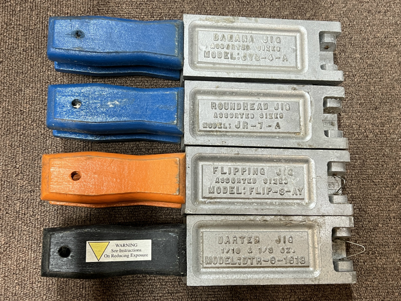 現状品 DO-IT CORPORATION モールド 鋳型 4点セット その5 JYS-4-A / JR-7-A / FLIP-3-AY / DTR-6-1618 釣具 ルアー 工具 器具 現状渡し