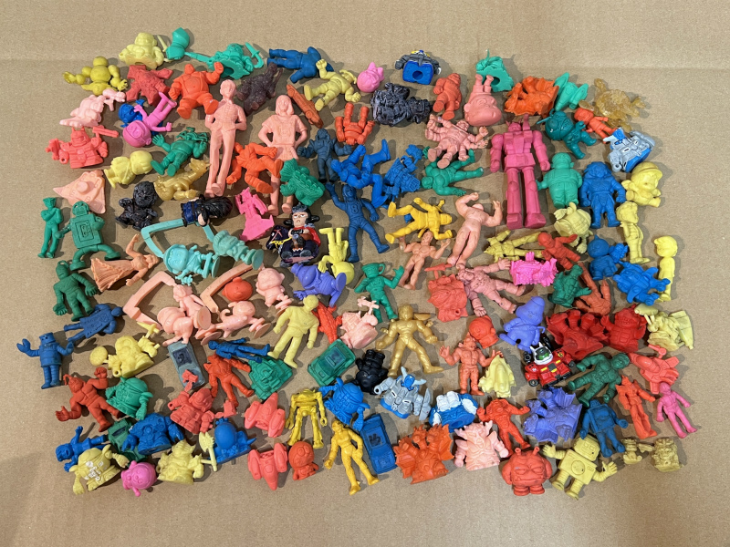 未検品 当時物 消しゴム フィギュア 色々 おまとめセット ダンバイン/キン消し/キングギドラ/クレヨンしんちゃん/ドラえもん 他 現状渡し