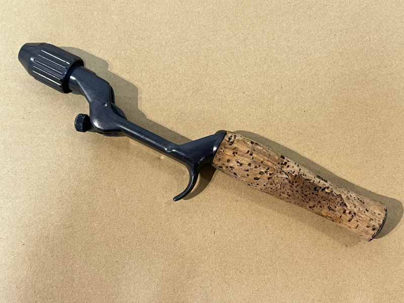 中古品 当時物 FEATHER WEIGHT CHAMPION ガングリップ 釣り具 フェザーウェイト ビンテージ オールド 現状渡し