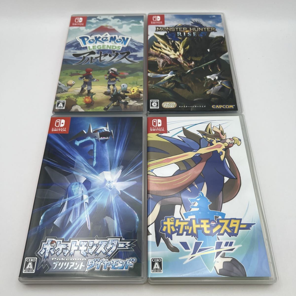 ∞ Nintendo Switch ソフト 4点セット ポケットモンスター ブリリアントダイヤモンド ソード アルセウス など 【宅急便コンパクト発送】