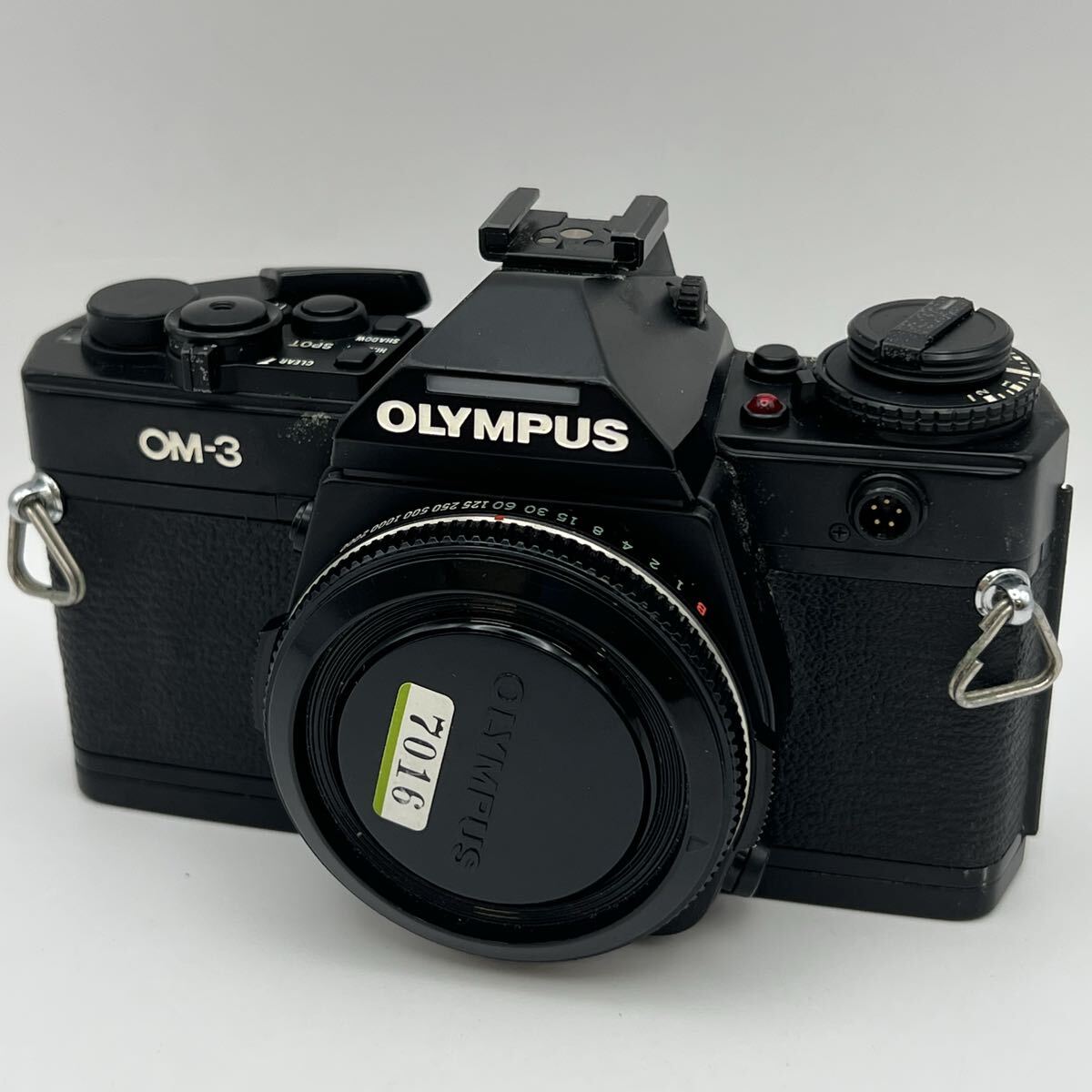 δ OLYMPUS OM-3 ブラック ボディ フィルム一眼レフカメラ ボディキャップ付 動作未確認 現状品 同梱対応可能 オリンパス 