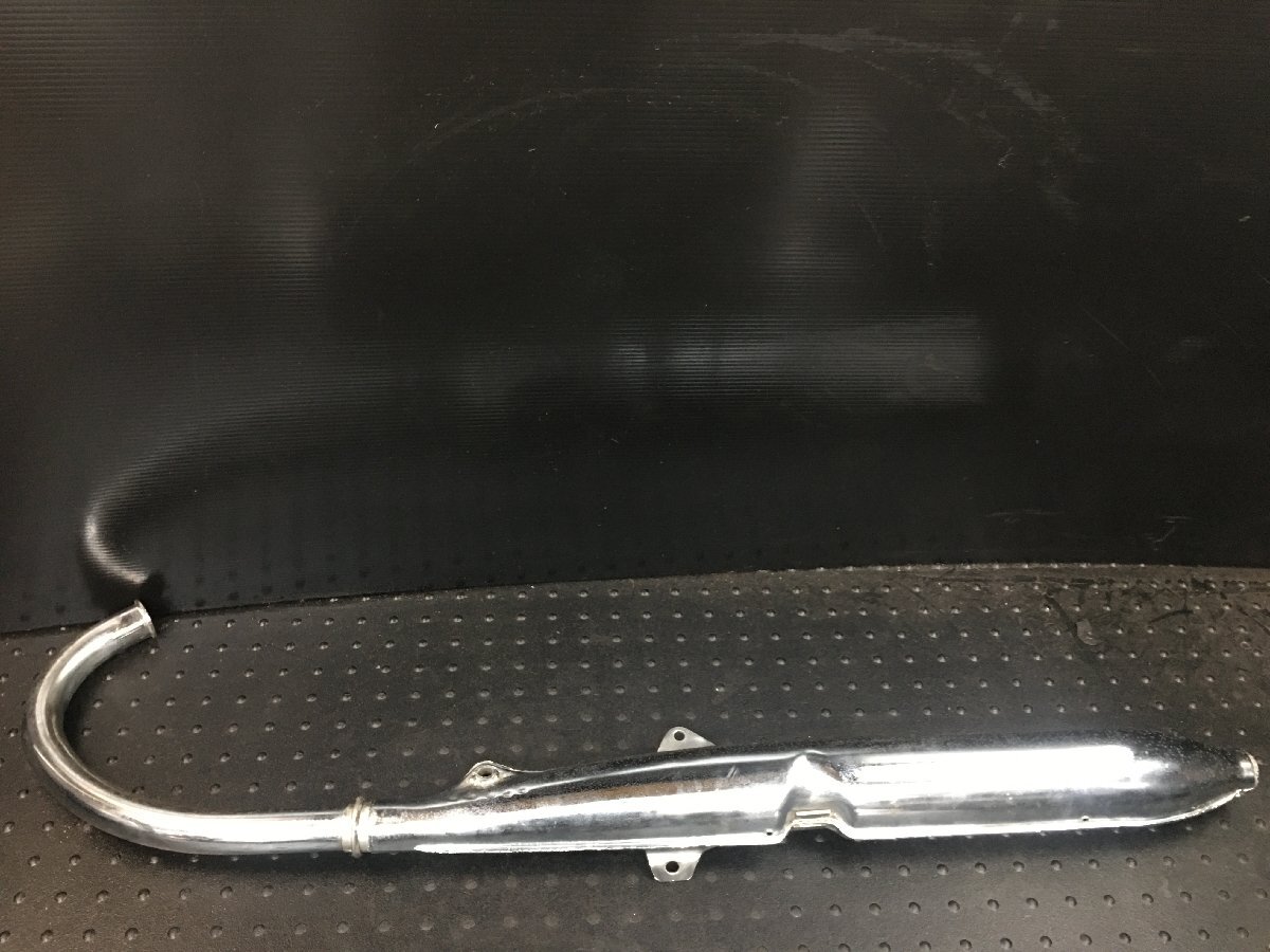 HONDA CBM72　純正マフラー サイレンサー 左側 エキパイ 穴なし♪ ステー （検索 ドリーム CB72 CB77 CL72 CP77 スーパースポーツ Type2