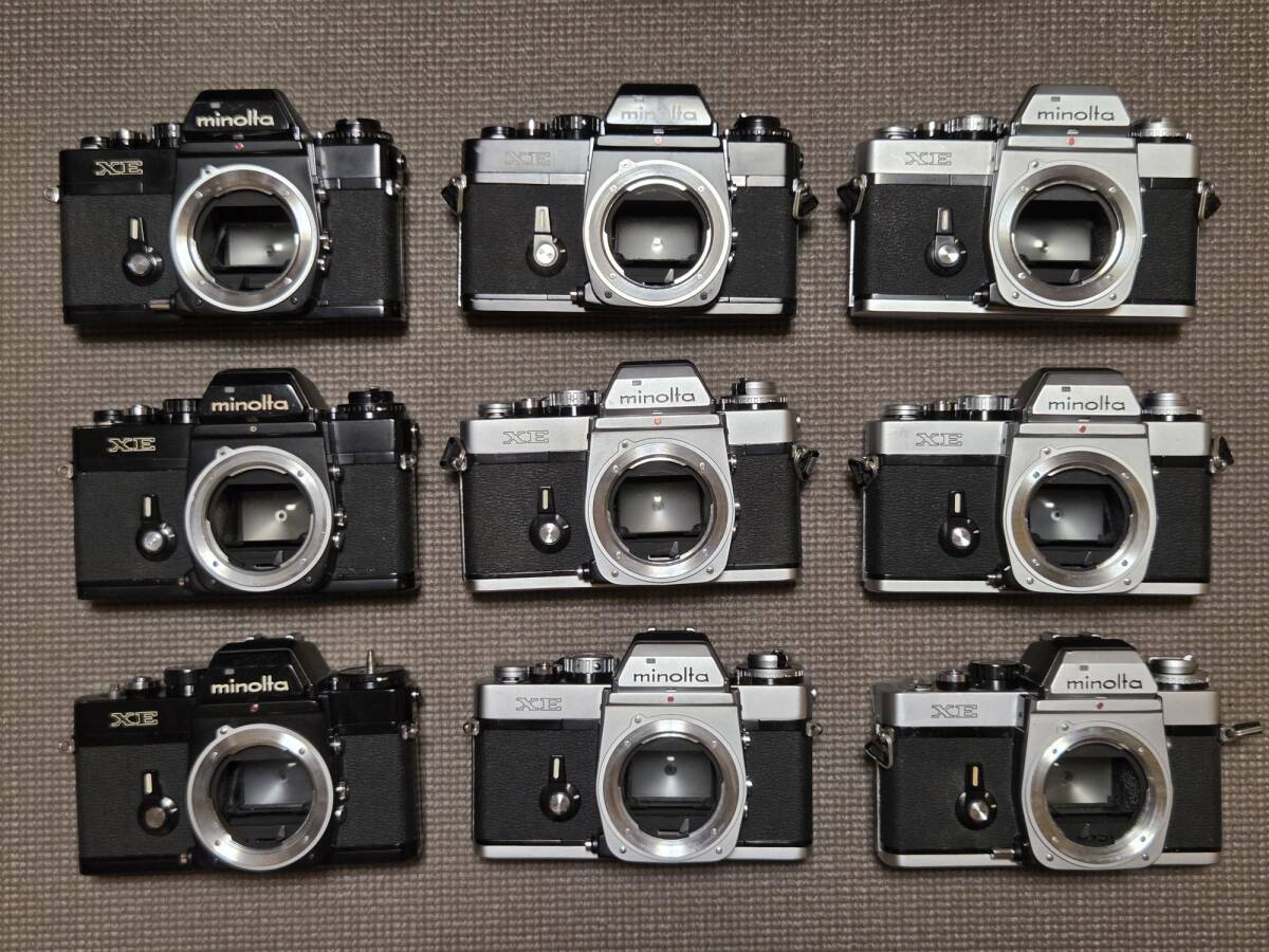 ★☆ジャンク品 Minolta ミノルタ XE 一眼レフ ボディ 9台セット☆★