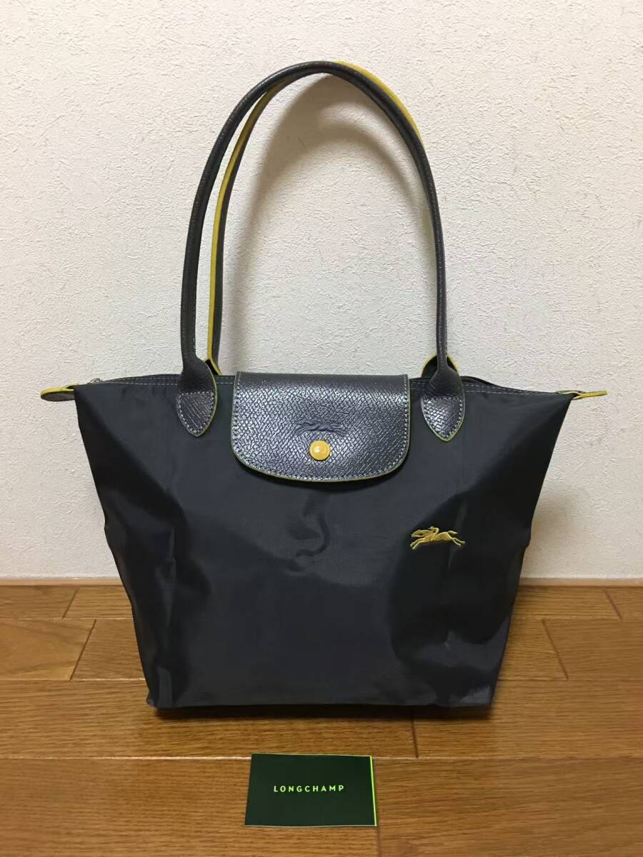 新品　ロンシャン ル　プリアージュ　クラブ　トートバッグ サイズS グレー