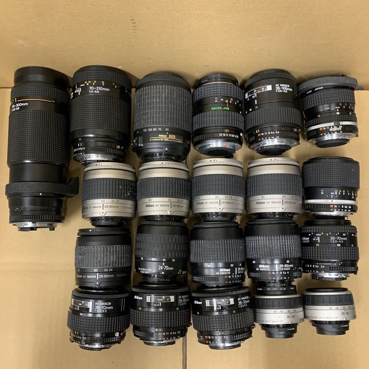まとめて Nikon ニコン 純正 カメラレンズ ニコン用 未確認 SET 223