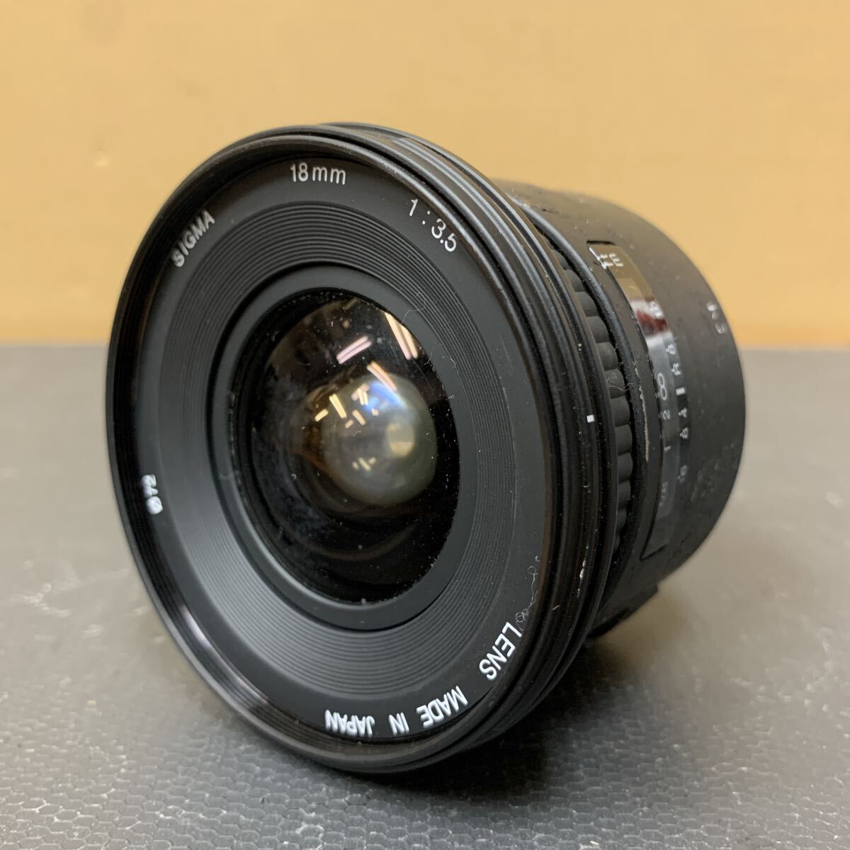 SIGMA 18mm 1:3.5 φ72 シグマ カメラレンズ キヤノン用 未確認 LENS 342
