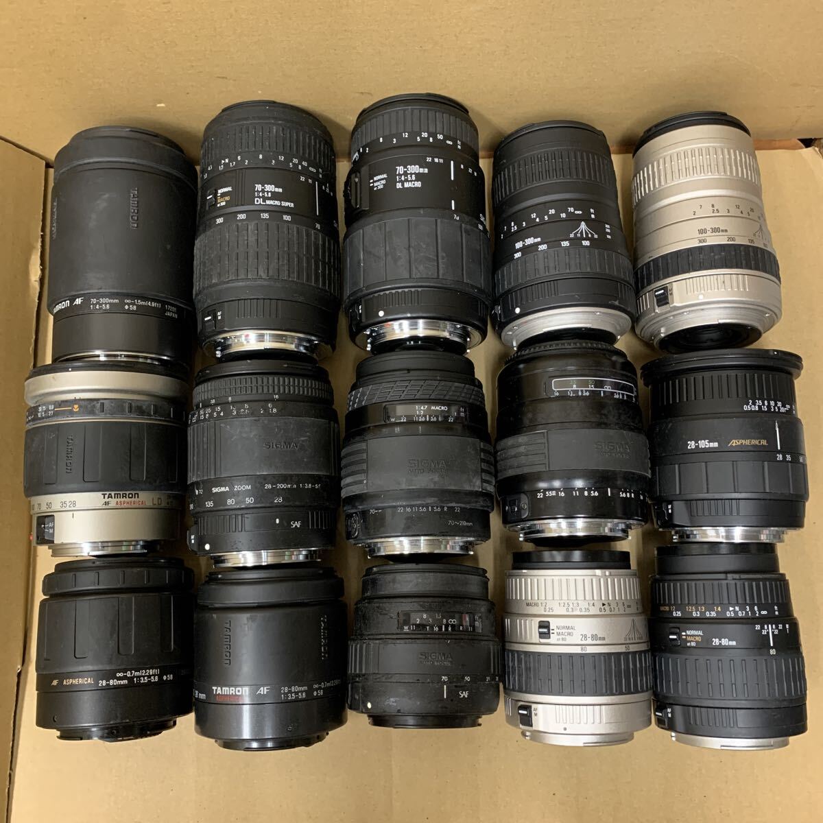まとめて SIGMA TAMRON シグマ タムロン カメラレンズ キヤノン用 未確認 SET 224