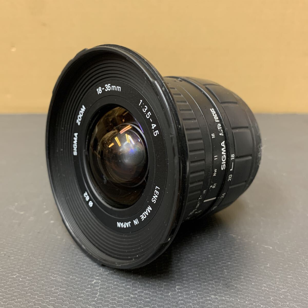 SIGMA ZOOM 18 - 35mm 1:3.5-4.5 φ82 シグマ カメラレンズ ソニー、ミノルタ用 未確認 LENS 346