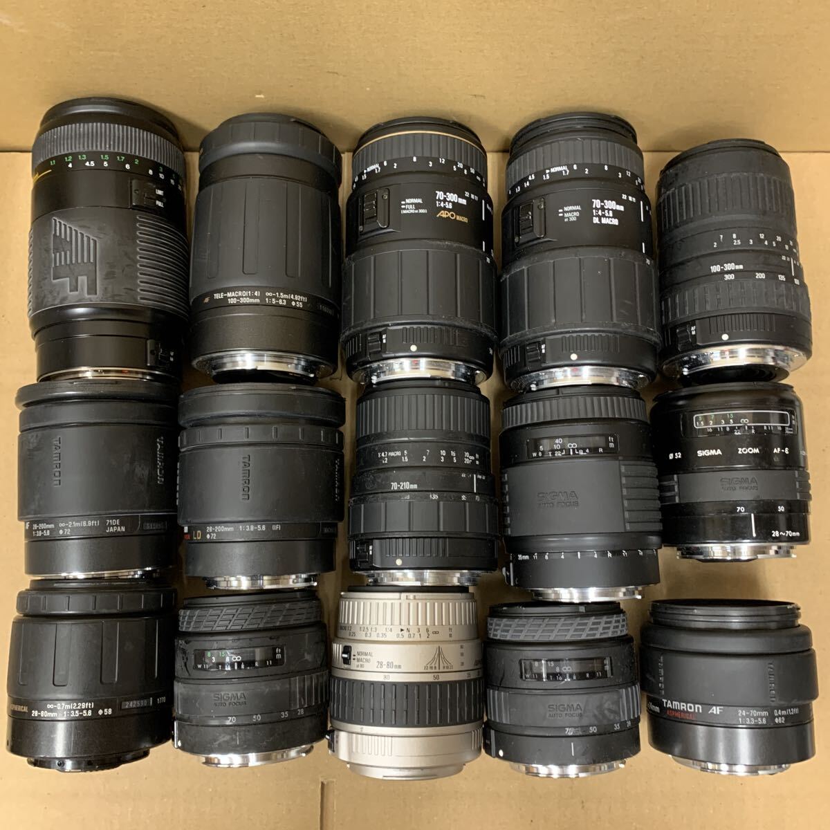 まとめて SIGMA TAMRON COSINA シグマ タムロン コシナ カメラレンズ キヤノン用 未確認 SET 227