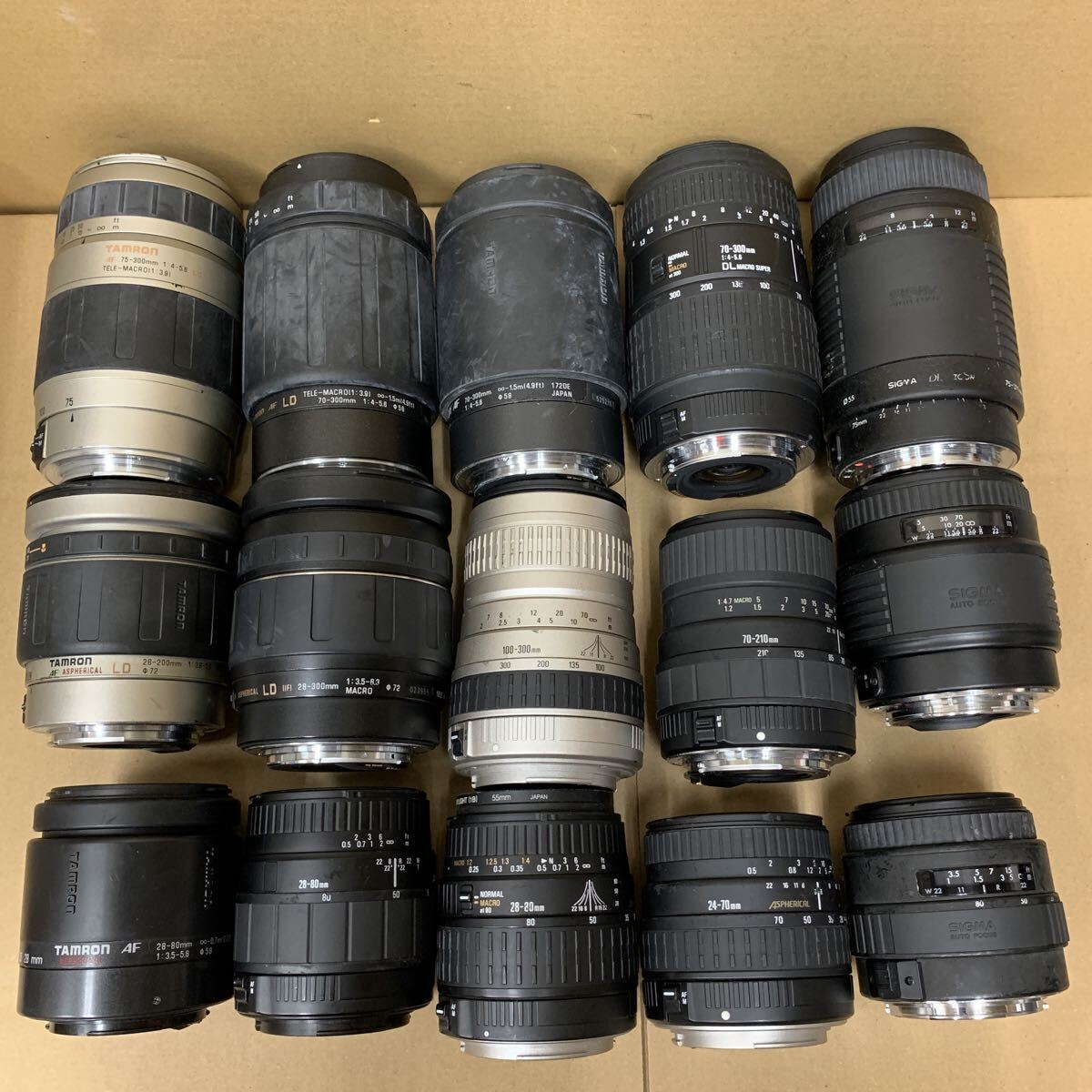 まとめて SIGMA TAMRON シグマ タムロン カメラレンズ キヤノン用 未確認 SET 229