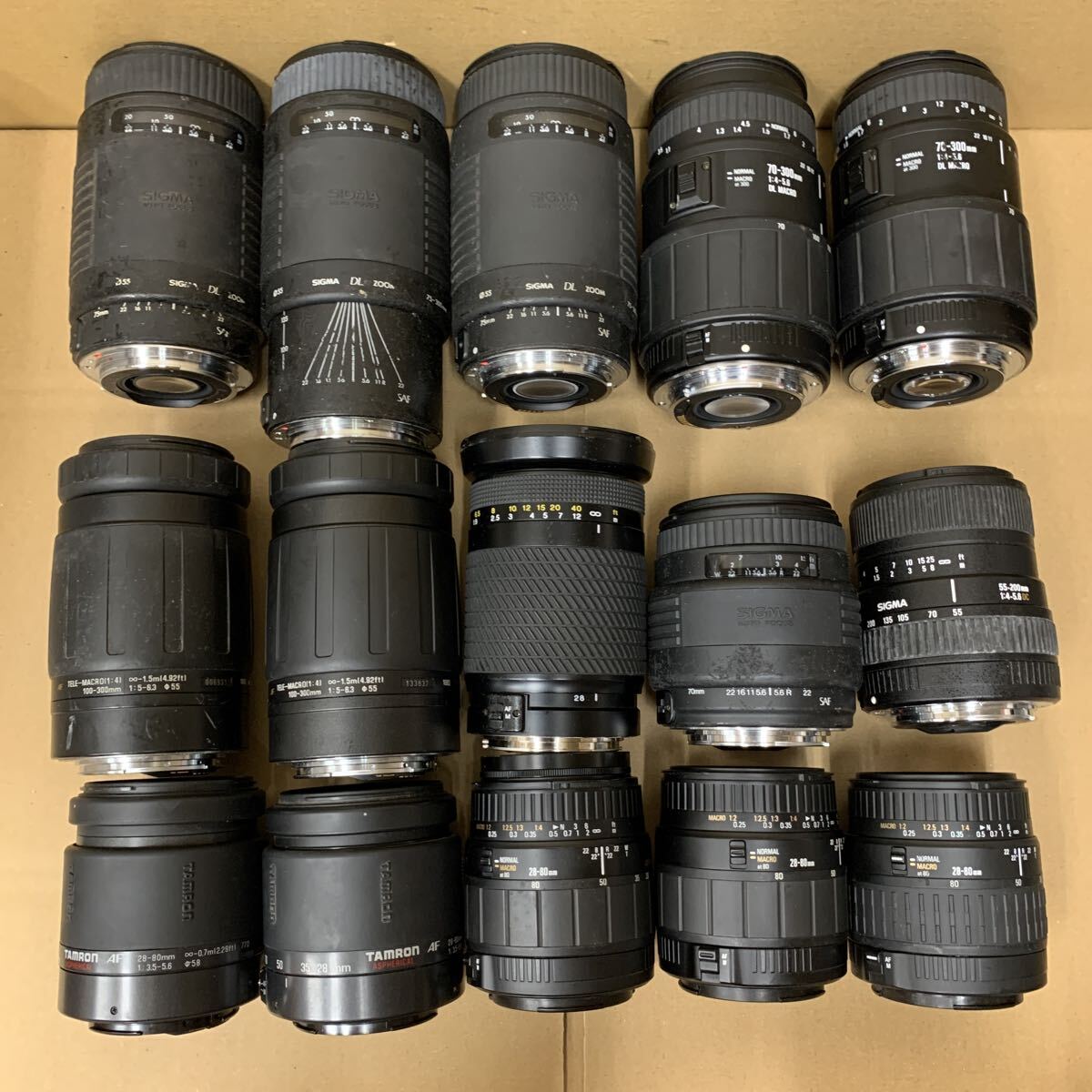 まとめて SIGMA TAMRON Tokina シグマ タムロン トキナー カメラレンズ キヤノン用 未確認 SET 231