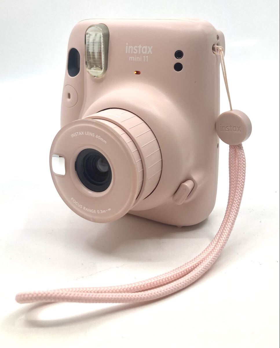 富士フィルム instax FUJIFILM チェキ ピンク mini インスタントカメラ mini11 フジフィルム 動作確認済 付属品有 No.07-051-102