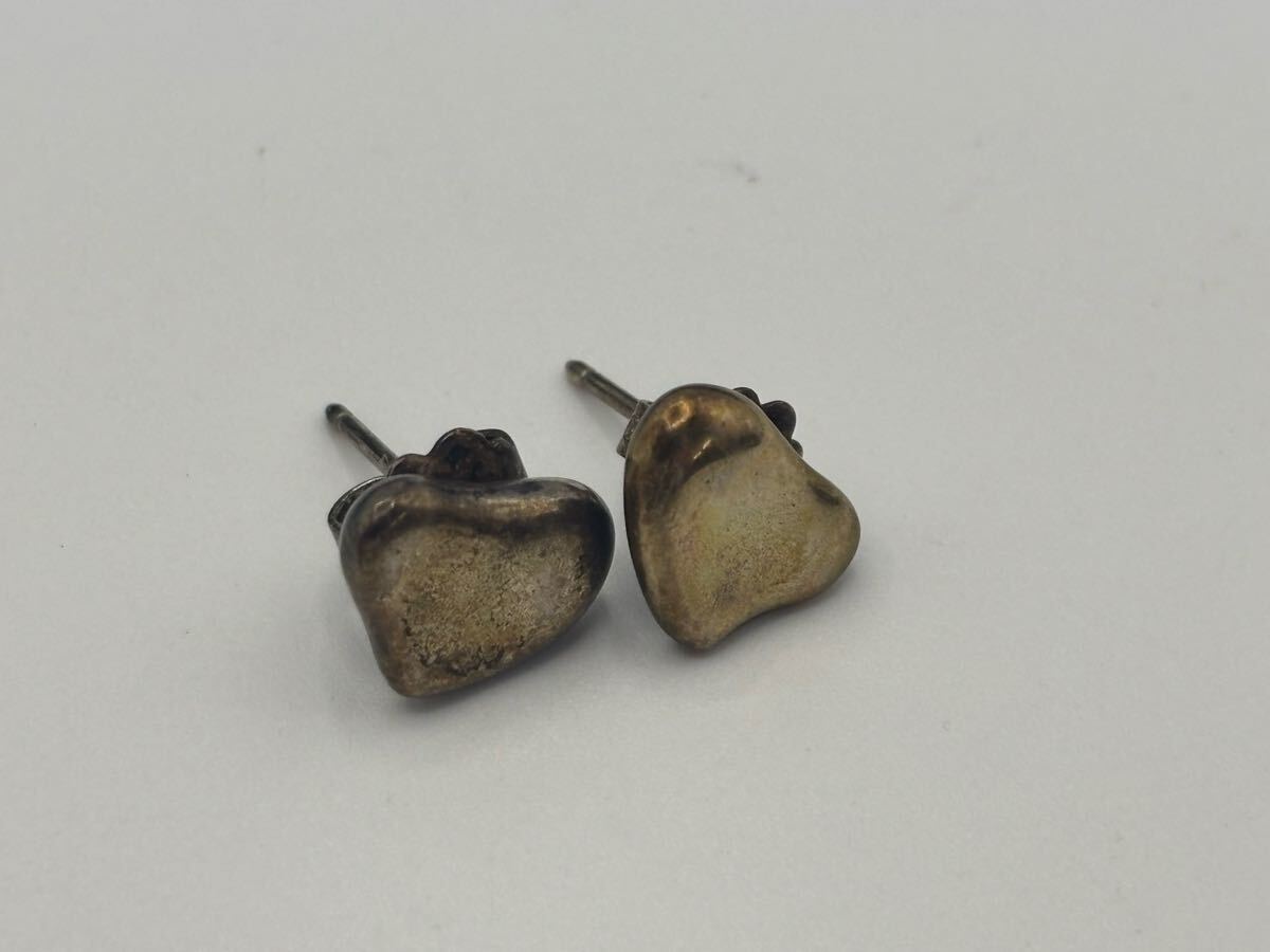 F68102032629 Tiffany&Co. ティファニー フルハートピアス アクセサリー SV925 シルバー製品 レディース 小物 装飾品 現状品 中古