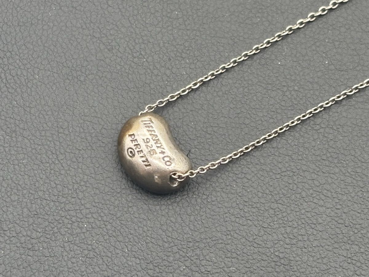 H2607277093 Tiffany&Co. ティファニー ビーン ネックレス エルサペレッティ SV925 シルバー925 小物 装飾品 レディース 現状品 中古