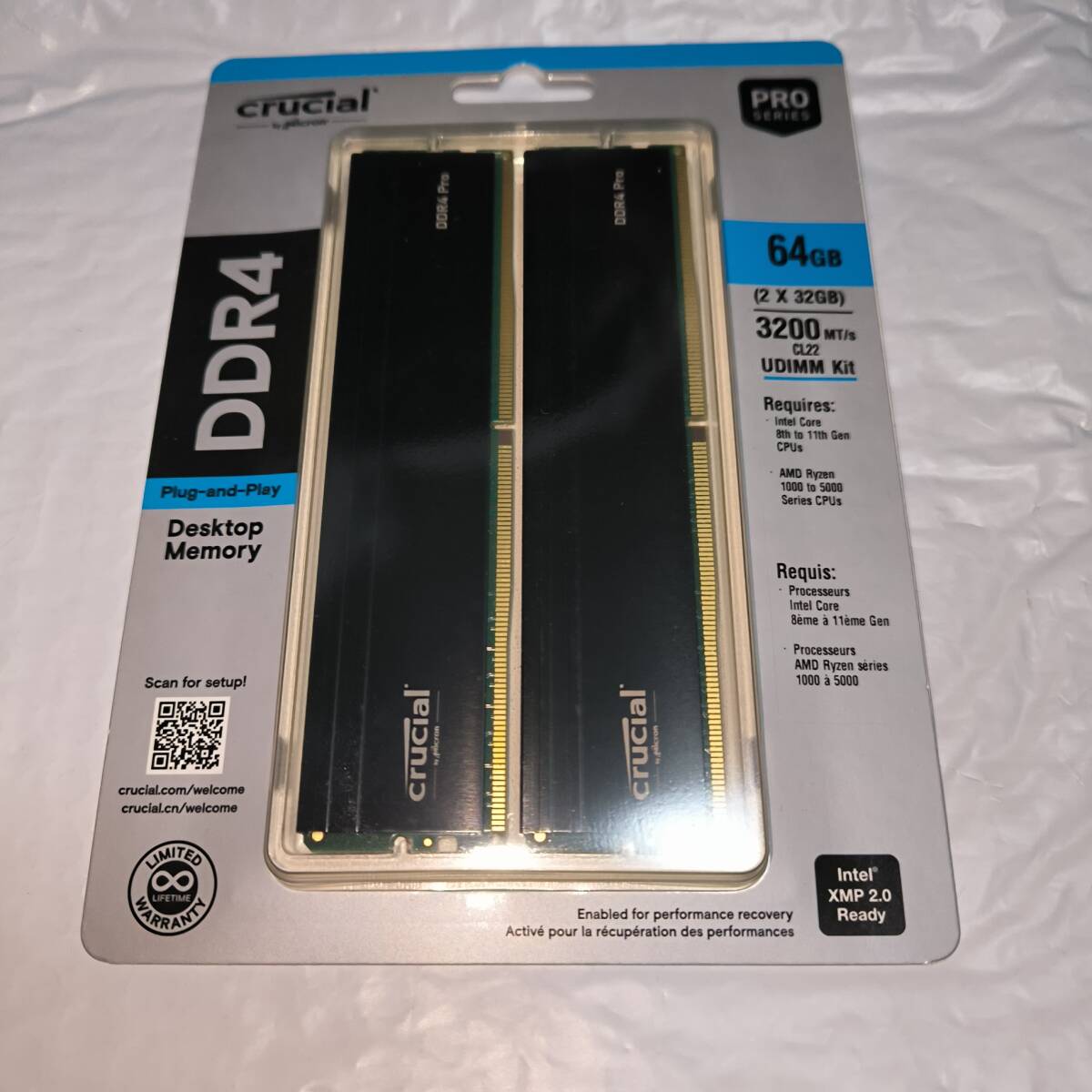 PCメモリ 64GB（32GB×2枚組）