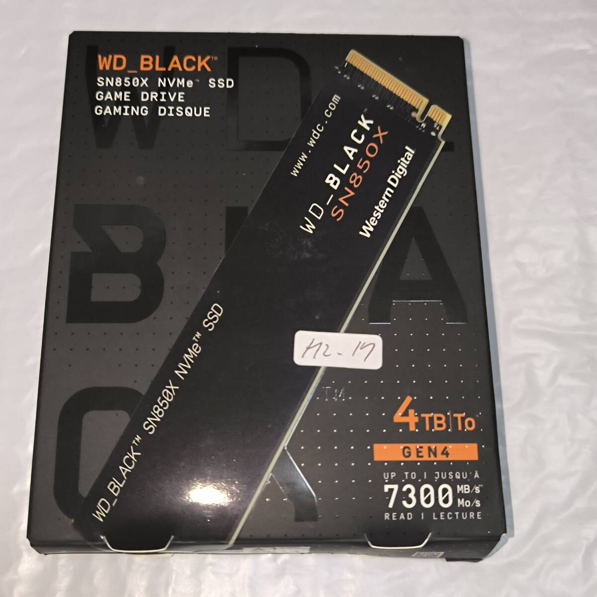 M2 SSD 4TB WD BLACK SN850X ＃M2-17