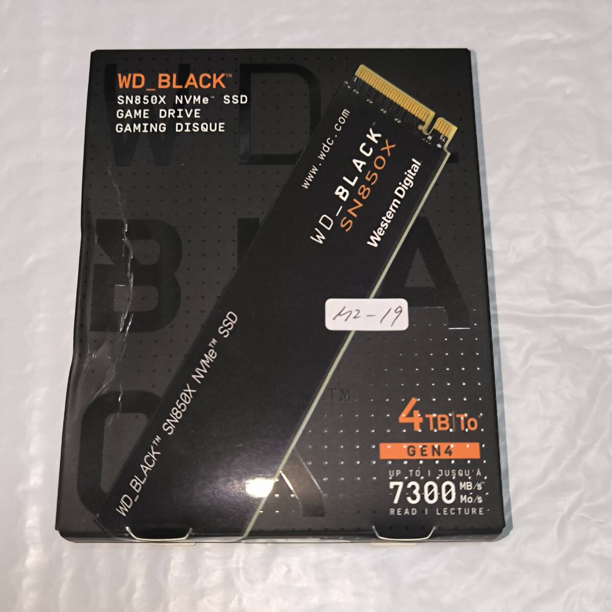 M2 SSD 4TB WD BLACK SN850X ＃M2-19