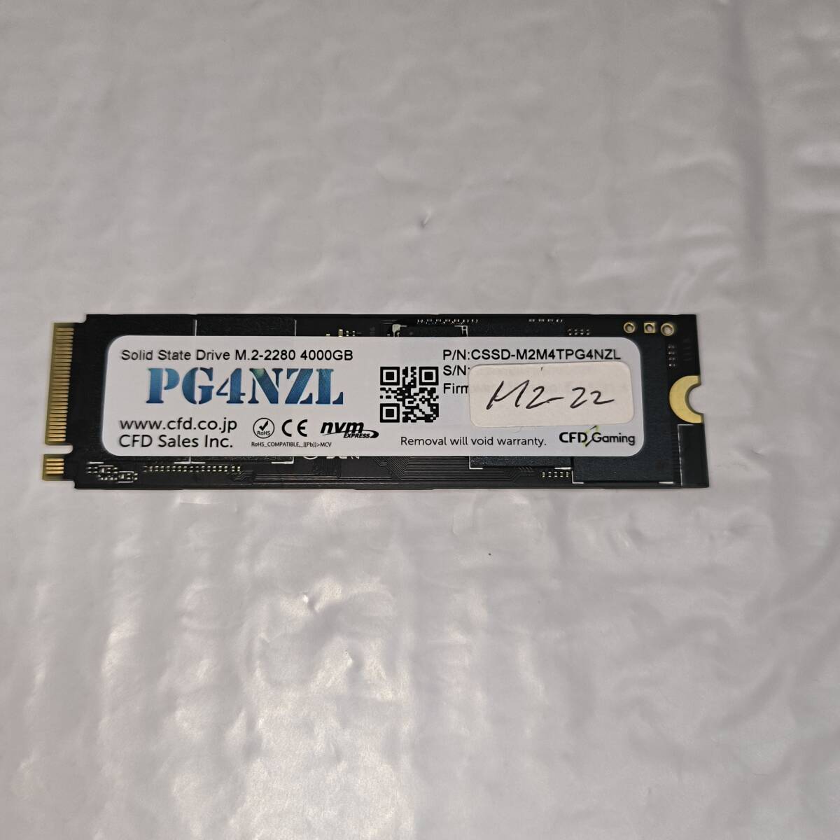 M2 SSD 4TB CFD PG4NZL ＃M2-22