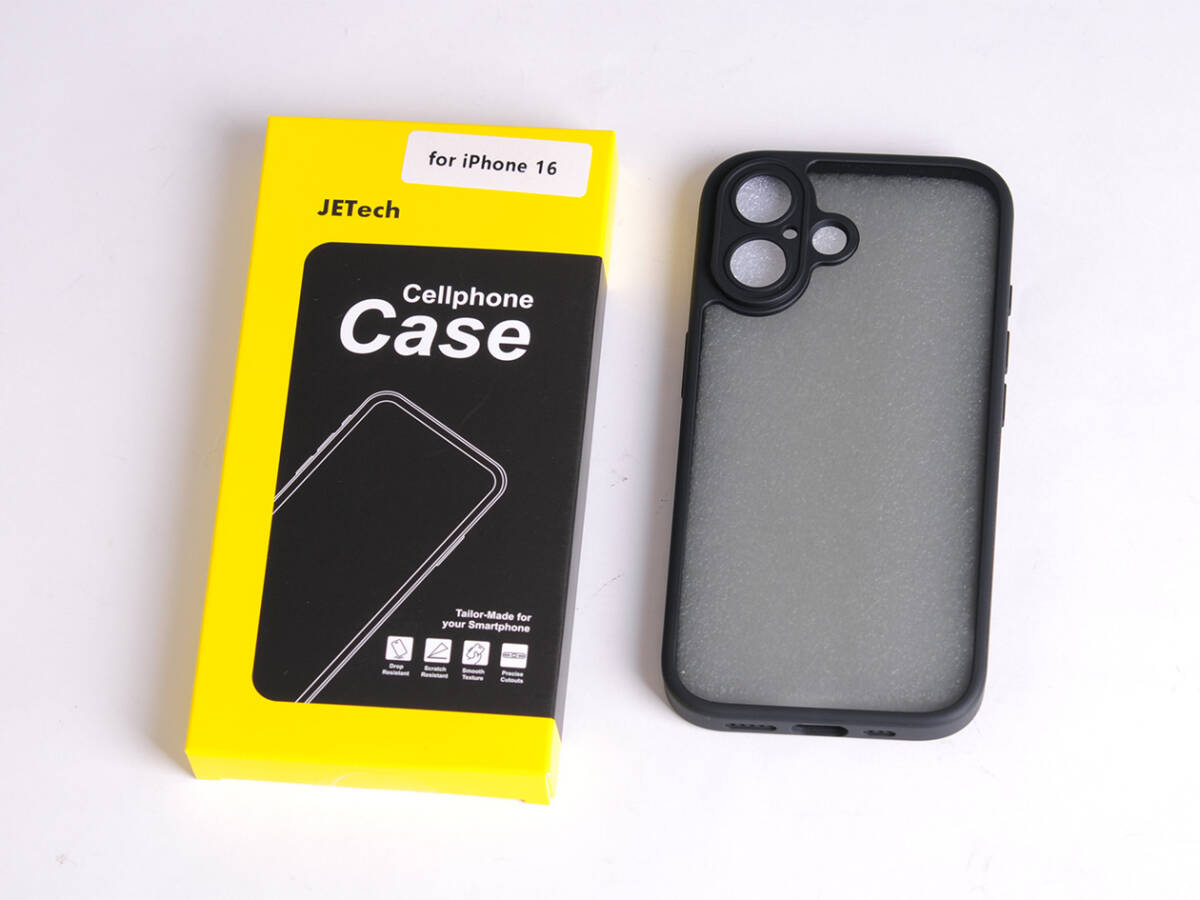 Apple アップル iPhone16用ケース JETech iPhone 16用 マットケース (ブラック) 美品