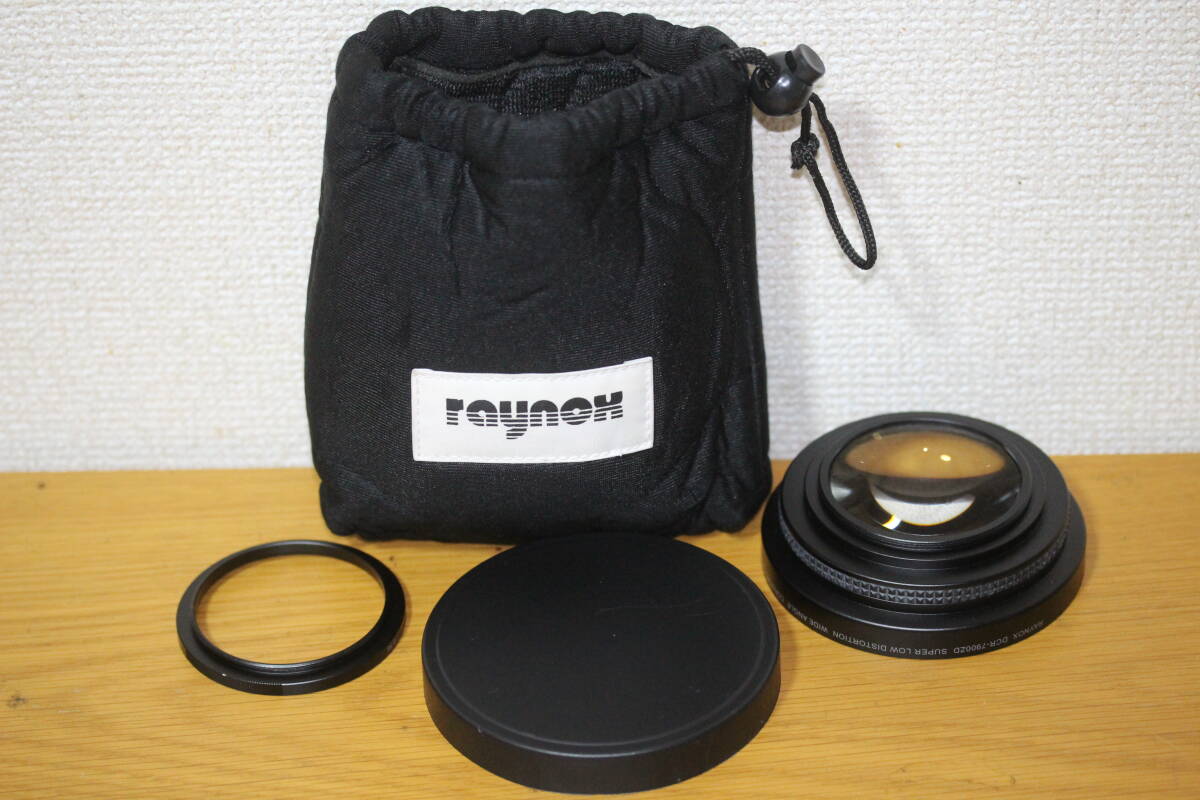 raynox dcr-7900zd wide conversion lens 0.79x レイノックス ワイドコンバージョンレンズ