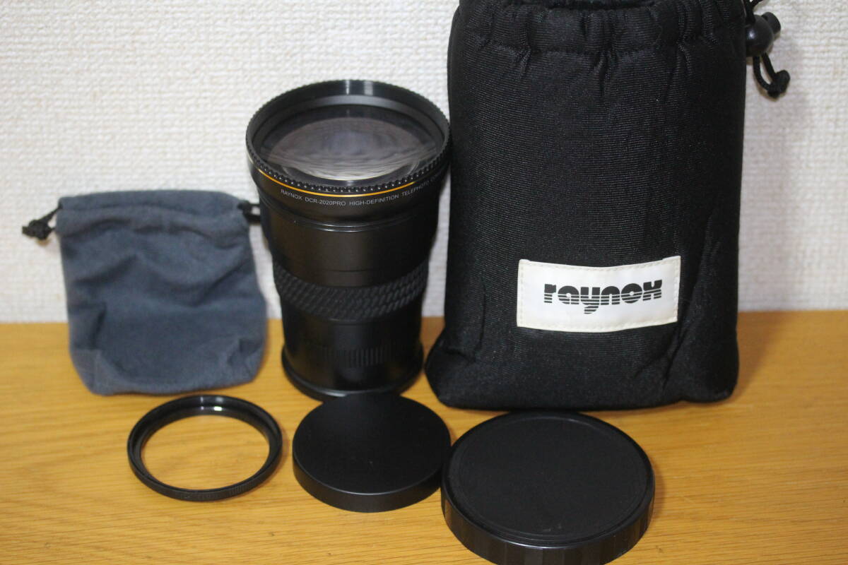 RAYNOX DCR-2020PRO HIGH-DEFINITION TELEPHOTO CONVERSION LENS 2.2× レイノックス テレフォトコンバージョンレンズ
