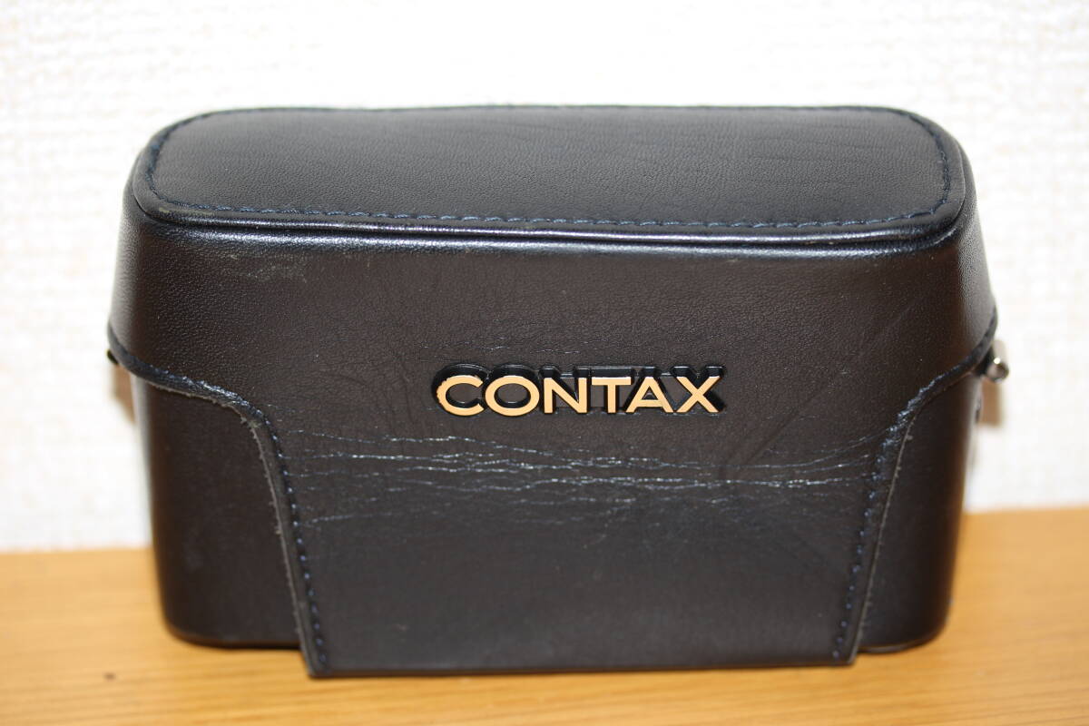 コンタックス t2 用ケース 純正 contax case for T2 レザーケース ハードケース 革ケース