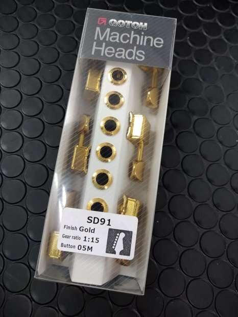 GOTOH SD91-05M/GG-6L Kluson type 6連/05Mメタルノブ