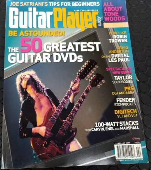 米国GUITAR PLAYER FEBRUARY 2008 特集：THE 50 GREATEST GUITAR DVD.s