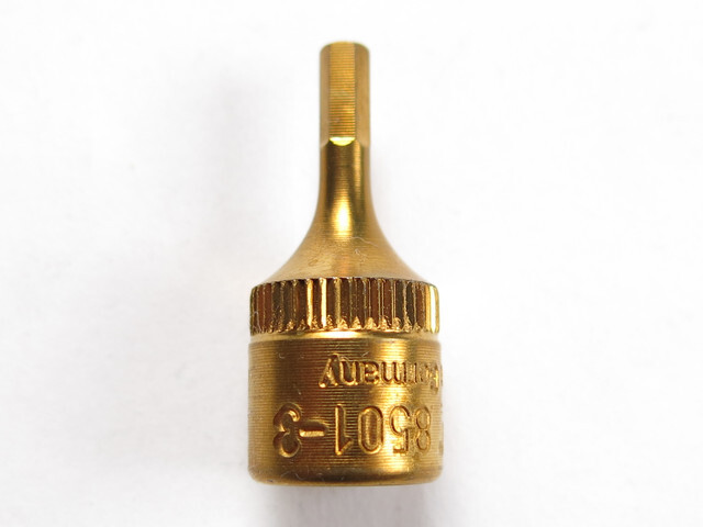 HAZET 8501-3 Screwdriver socket 1/4 6.3 ヘックスビットソケット 3mm　HEX ヘキサゴン 六角