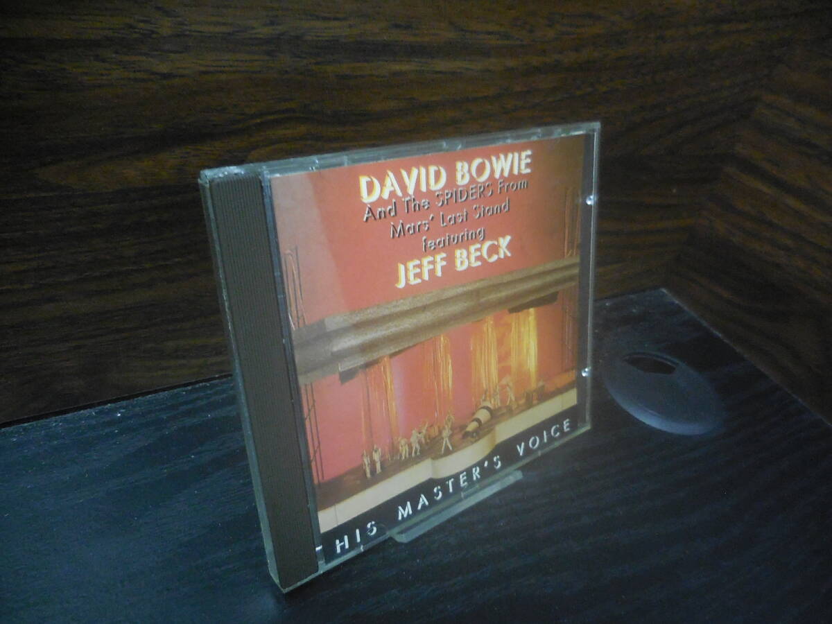 F0206 DAVID BOWIE AND THE SPIDERS FROM MARS' LAST STAND FEATURING JEFF BECK HIS MASTER'S VOICE LLRCD 116