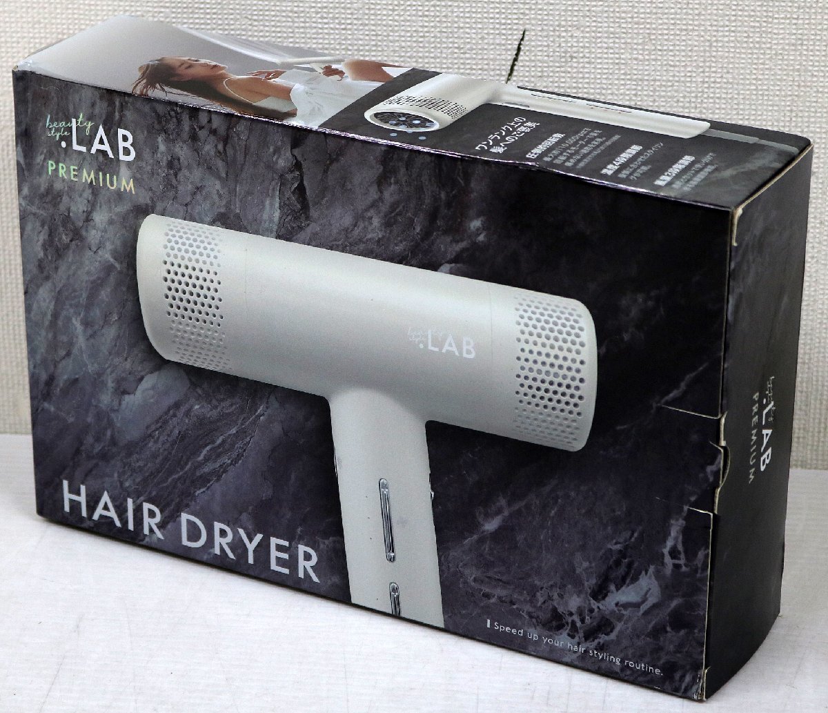 S△未使用品△ヘアドライヤー 『ビューティースタイルドットラボ プレミアム ホワイト TOA-BLDRY-PM-WH』 東亜産業 ※箱に目立つ破れ有※