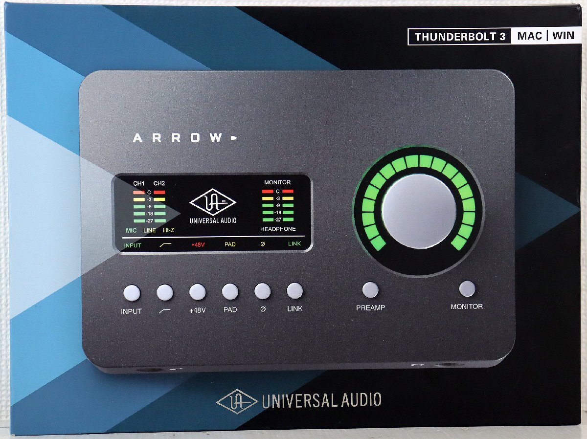 S◇ジャンク品◇オーディオインターフェース 『Arrow』 Universal Audio/ユニバーサル・オーディオ UAD2 Thunderbolt 3対応 発売:2018年