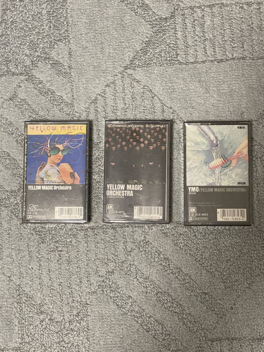 【新品】【未開封】YMO海外　USカセットテープ３本セット