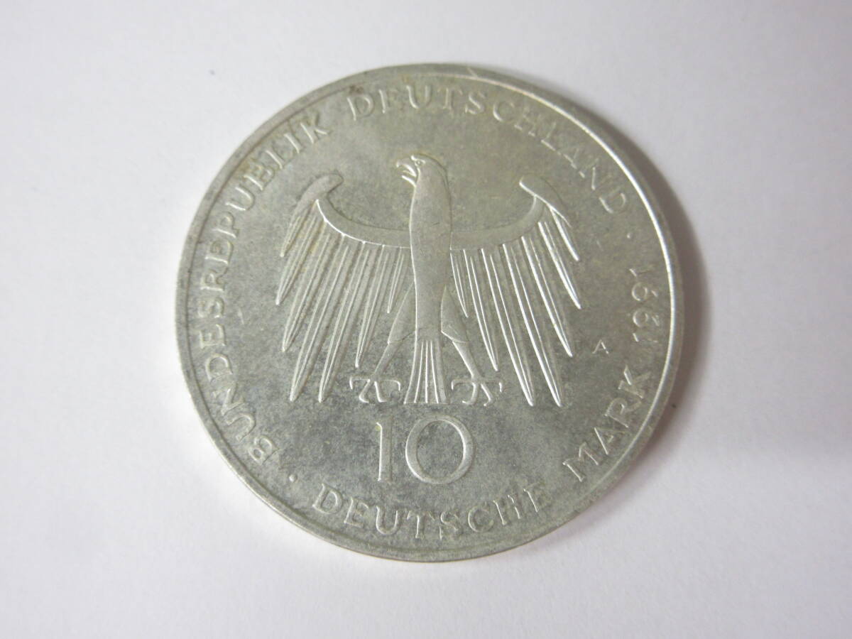 ☆コイン ドイツ 10マルク 銀貨 1991年 ブランデンブルガー門 200年記念銀貨 現状品☆