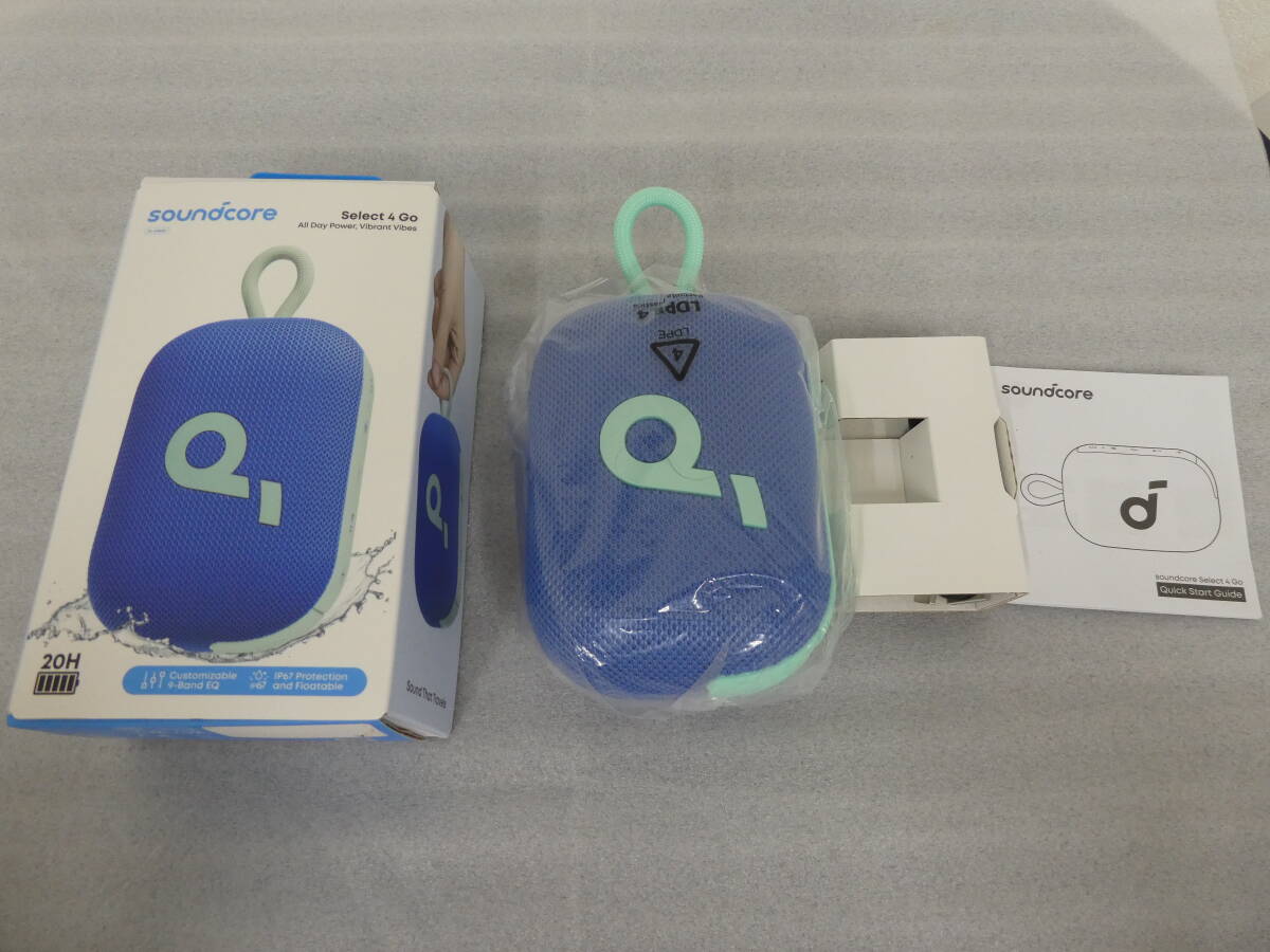 未使用 Anker アンカー soundcore Select 4 Go A31X1 ポータブル Bluetooth スピーカー ワイヤレススピーカー 1円スタート