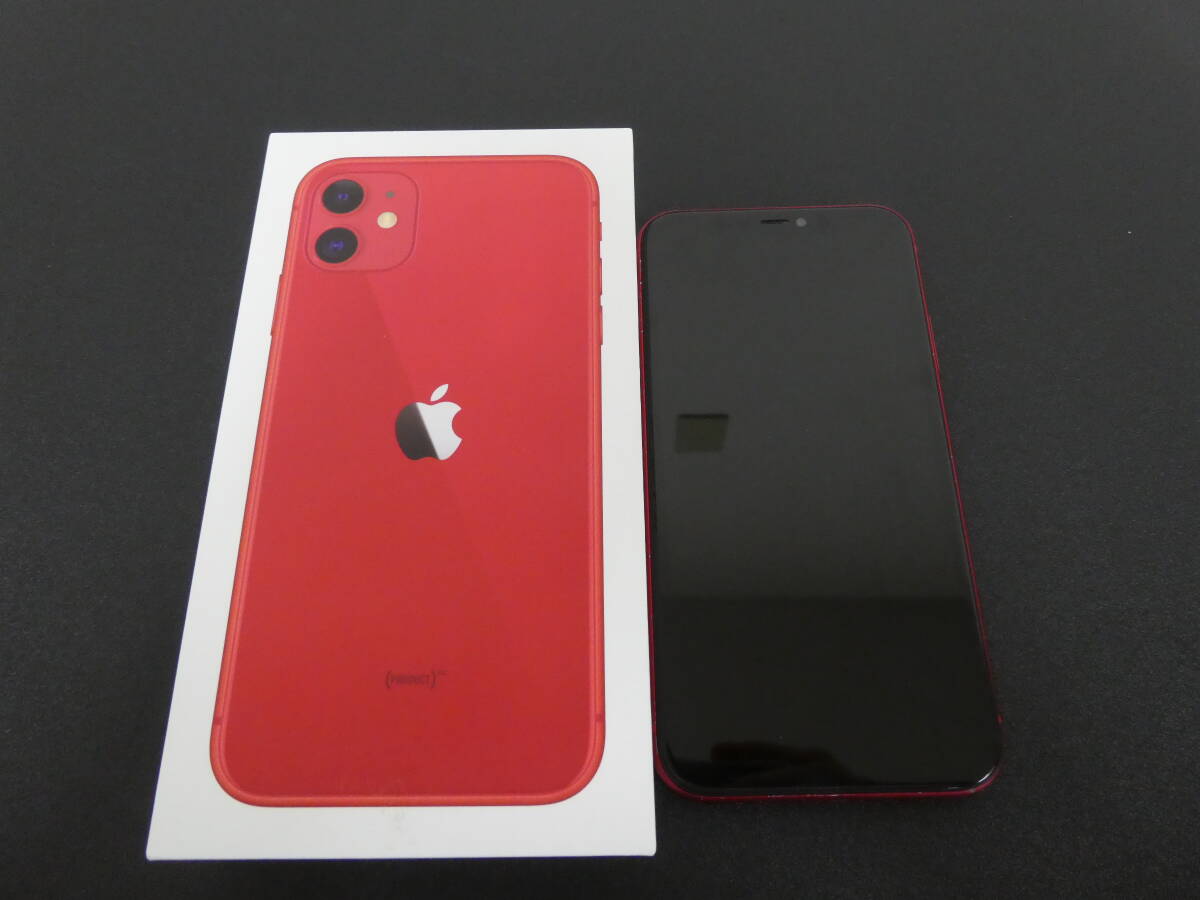 ジャンク品 現状品 Apple アップル iPhone 11 MHDK3J/A 128GB アイフォン スマートフォン スマホ 1円スタート