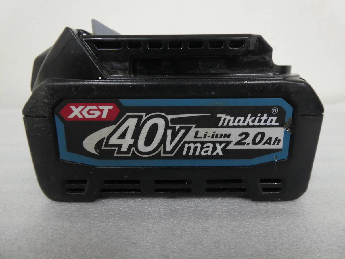 中古 マキタ 純正バッテリー 40V2.0Ah BL4020 残量計付 本体のみ 充電・動作確認済み １円スタート