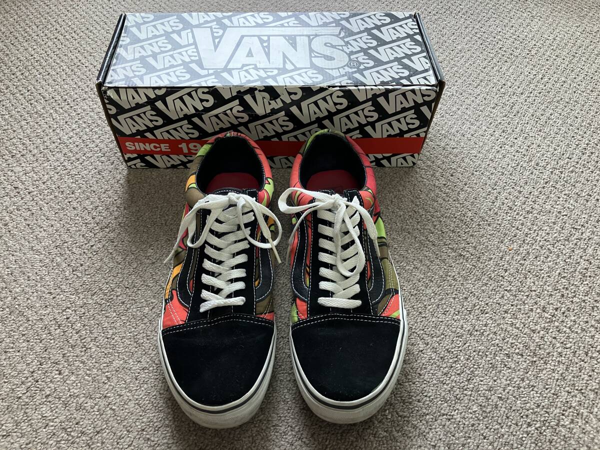 VANS(ヴァンズ) Old Skool(オールド スクール) #5546599 (LuckyGirlPrint)Blk/Red サイズ10(28.0)