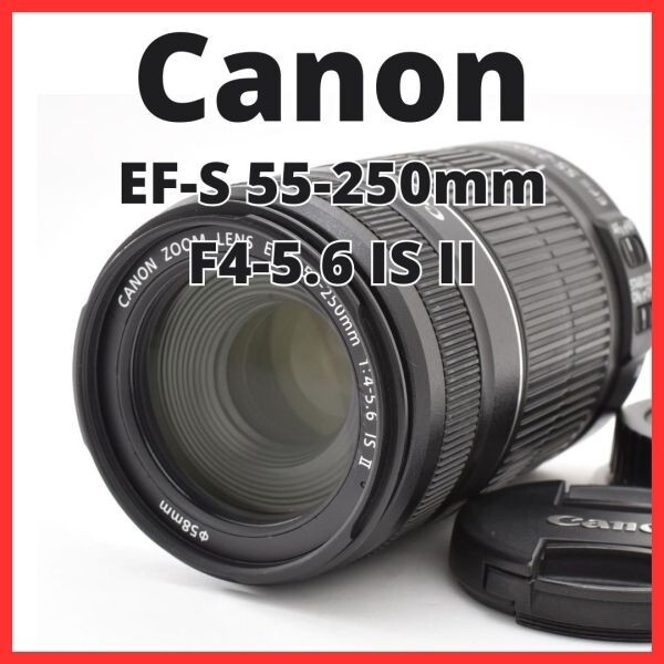 G31[8357]2 キヤノン Canon EF-S 55-250mm F4-5.6 IS II