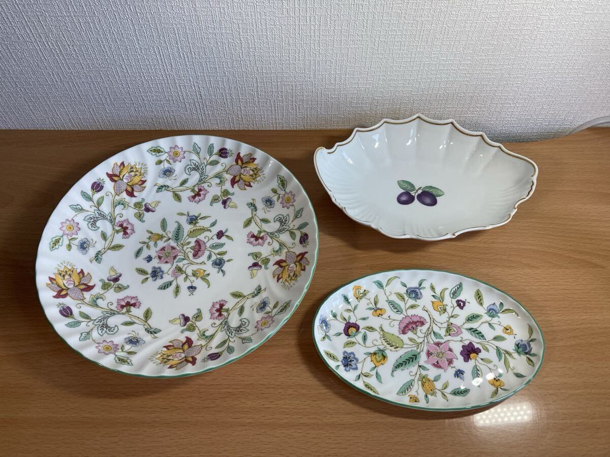 8-94 MINTON ミントン Richard Ginori リチャードジノリ プレート 洋食器 大皿 皿 花柄 食器 キッチン ブランド おまとめ セット