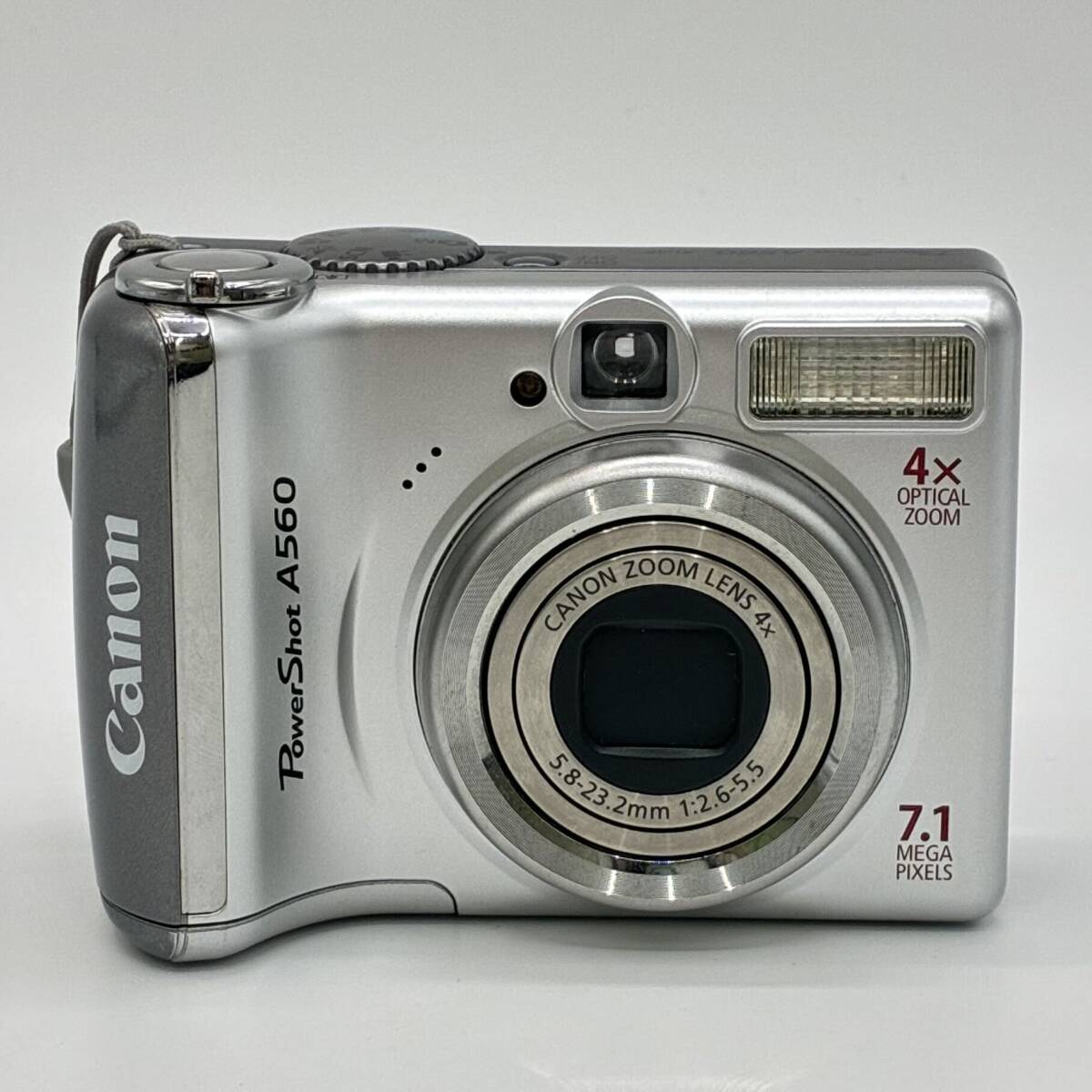 Canon キヤノン PowerShot パワーショット A560 PC1229 コンパクトデジタルカメラ コンデジ デジカメ キャノン シルバー 【新1044】