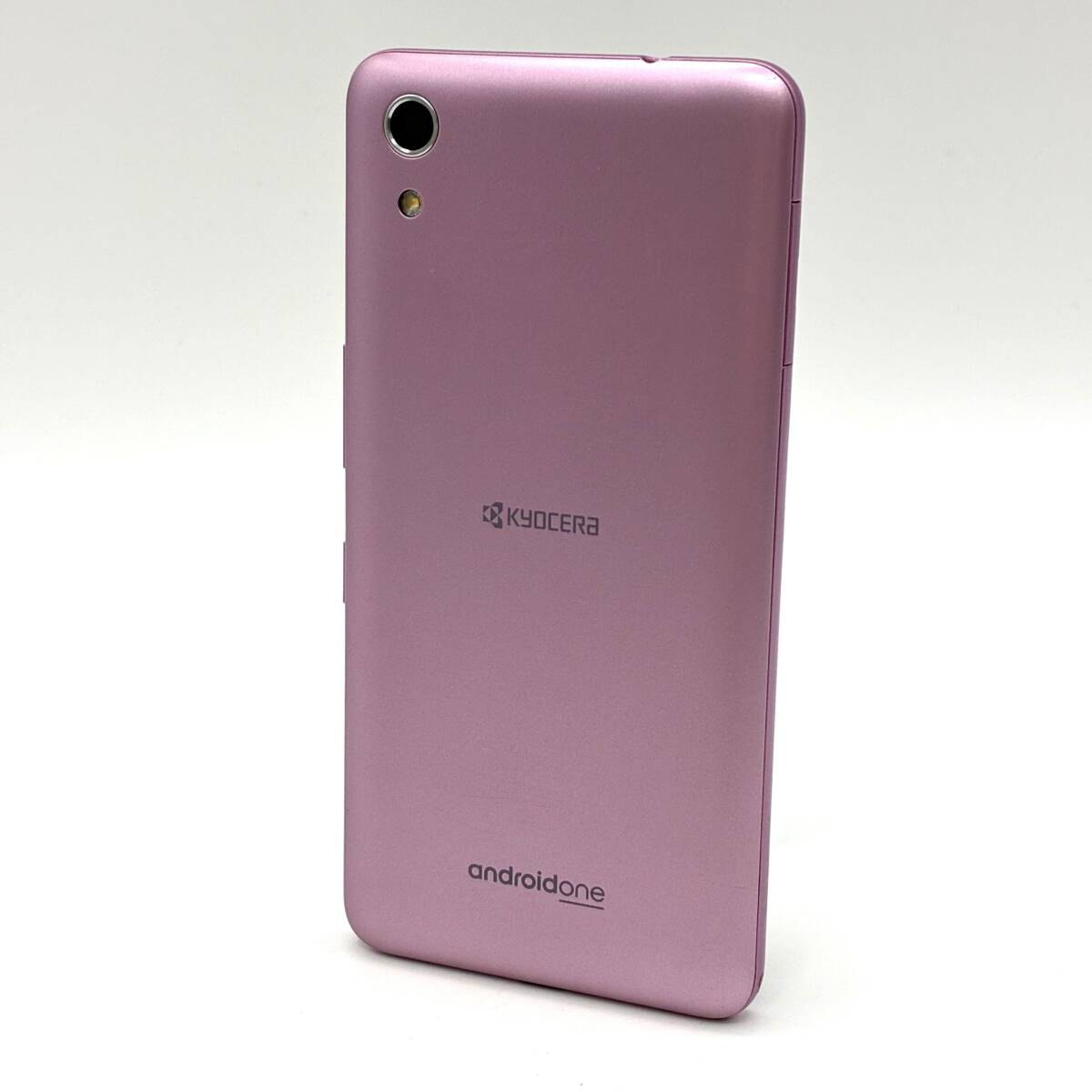 Android One S4-KC 京セラ アンドロイド スマートフォン スマホ SBM系判定〇 SIMロック有り パープル 本体 ピンク 中古品【新1036】