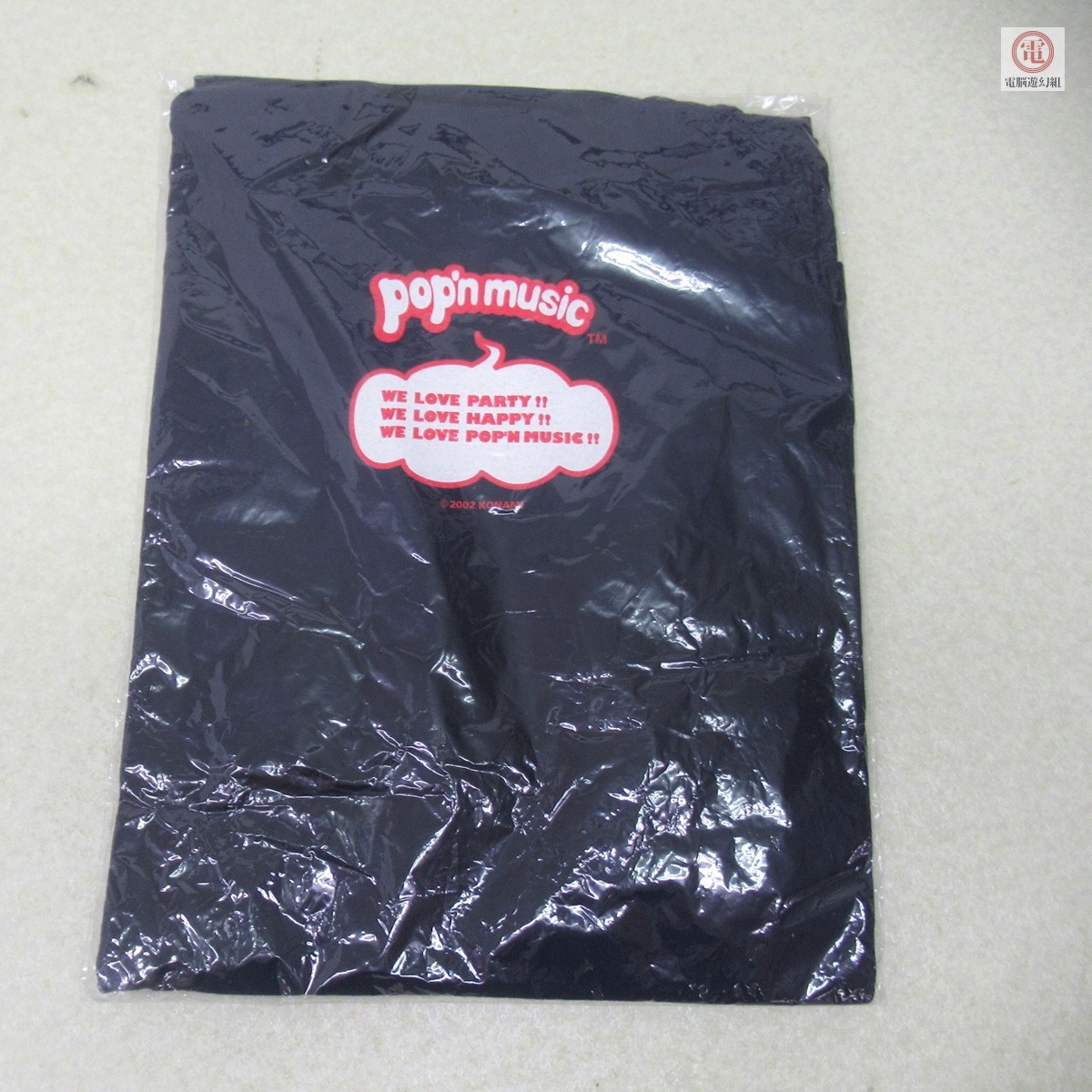 ○※未使用 Tシャツ ポップンミュージック/pop’n music ミミ＆ミャオ Tシャツ ネイビー/紺 Sサイズ【PP