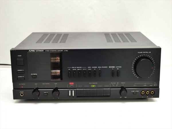 KM792●現状品●ALPINE LUXMAN LV-103u　プリメインアンプ　通電確認のみ/ジャンク扱い　オーディオ機器