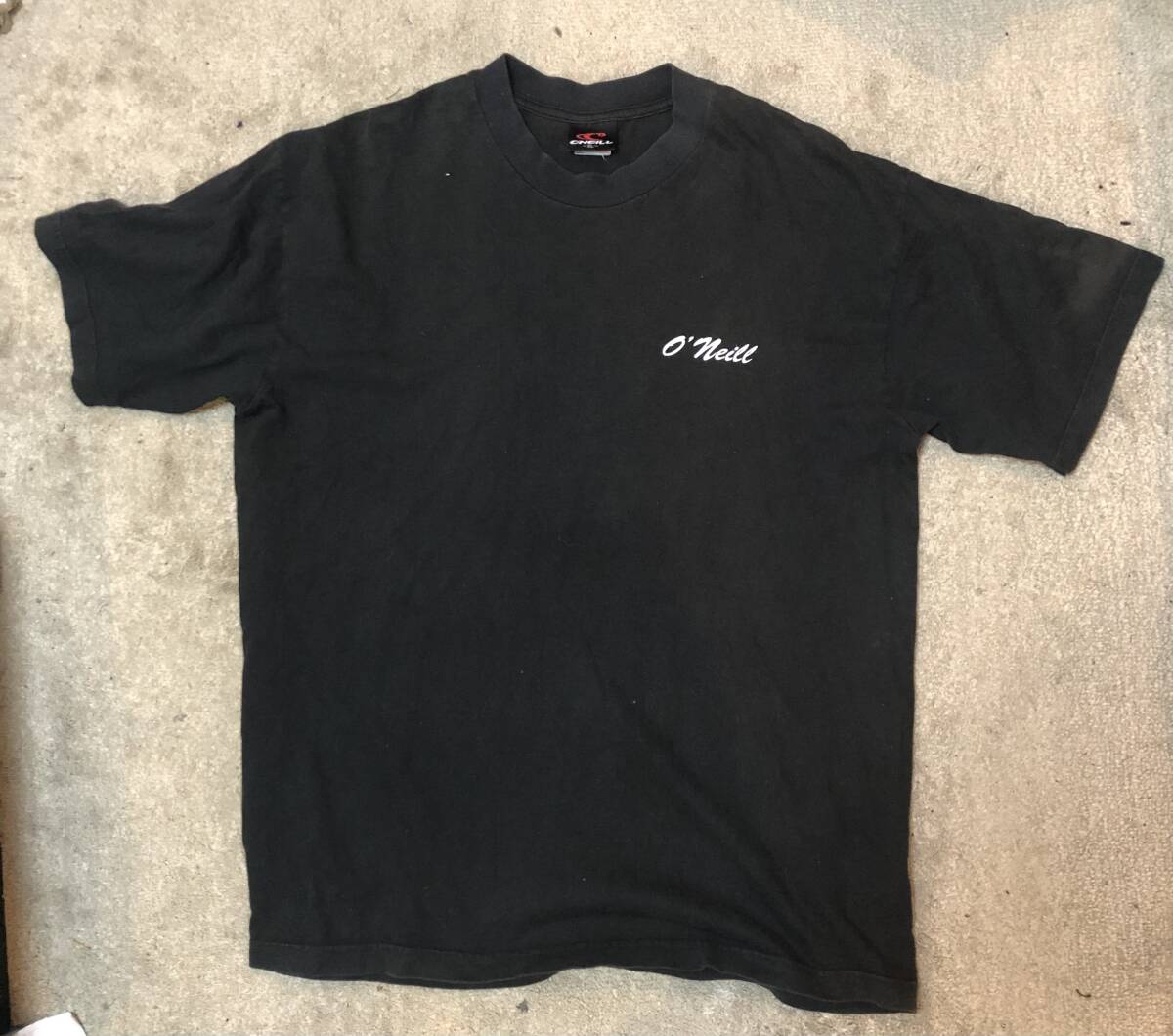O'Neill オニール・Lサイズ　Tシャツ・ブラック　古くからのロゴ