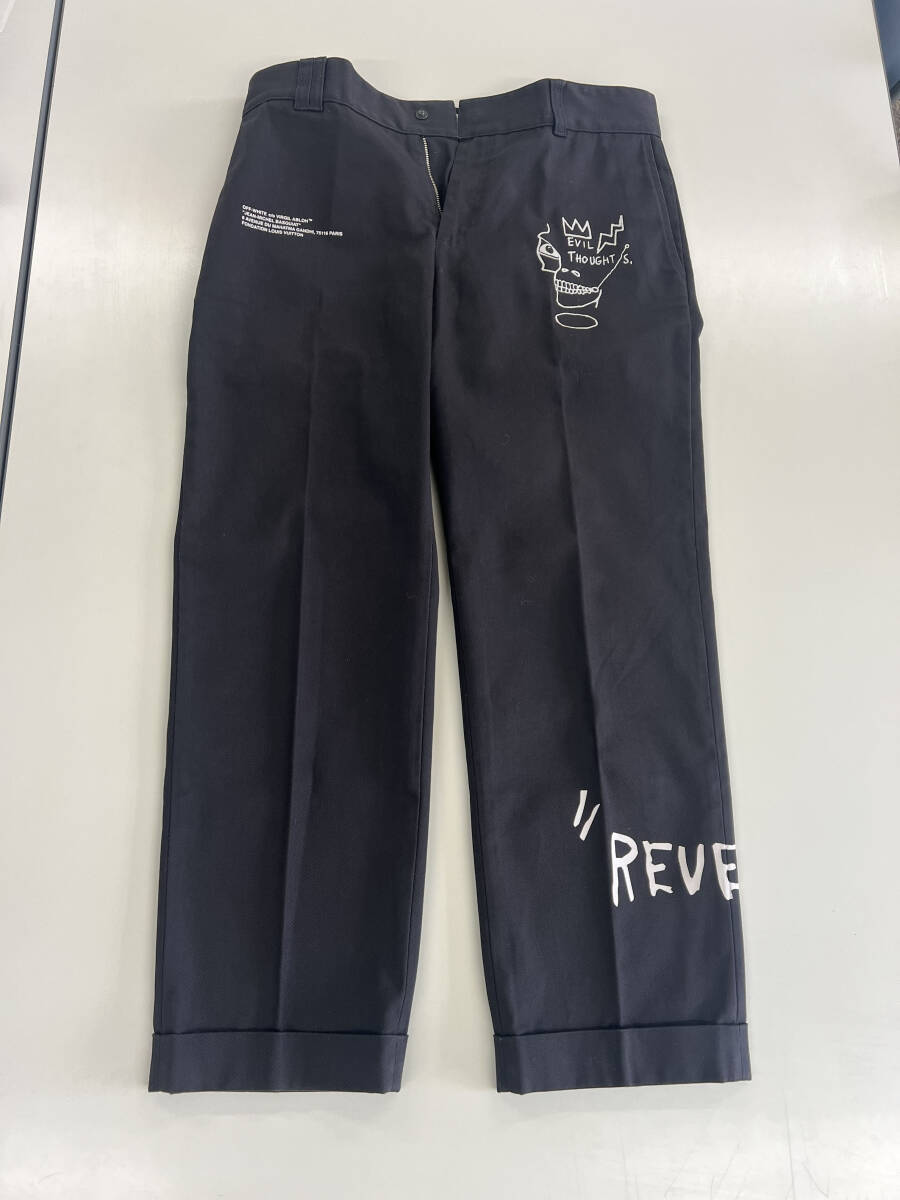 【美品】OFF-WHITE オフホワイト コラボ ワークパンツ ルイヴィトン スラックス