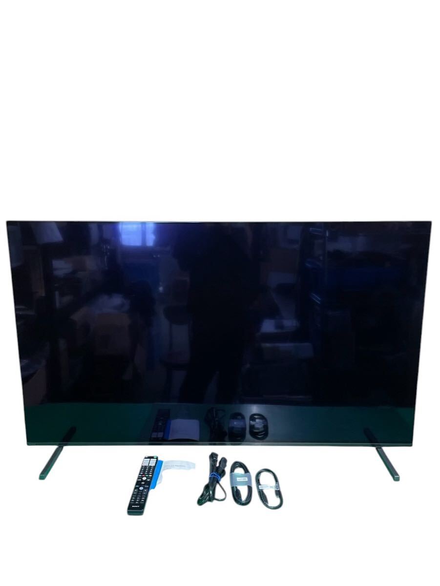 SONY BRAVIA XRJ-55A80J 55V型 4K有機ELテレビ 2021年製 地デジ/BS リモコン付属品あり 少し訳あり
