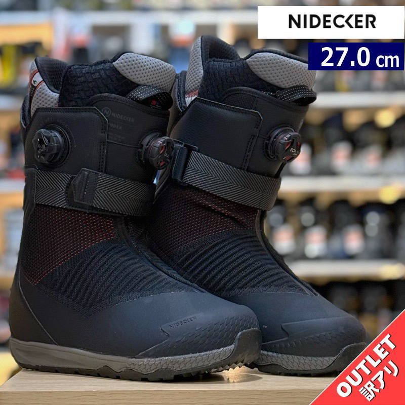 【アウトレット】メンズ スノーボードブーツ 25-26 NIDECKER INDEX 27cm ナイデッカー インデックス 型落ち 日本正規品