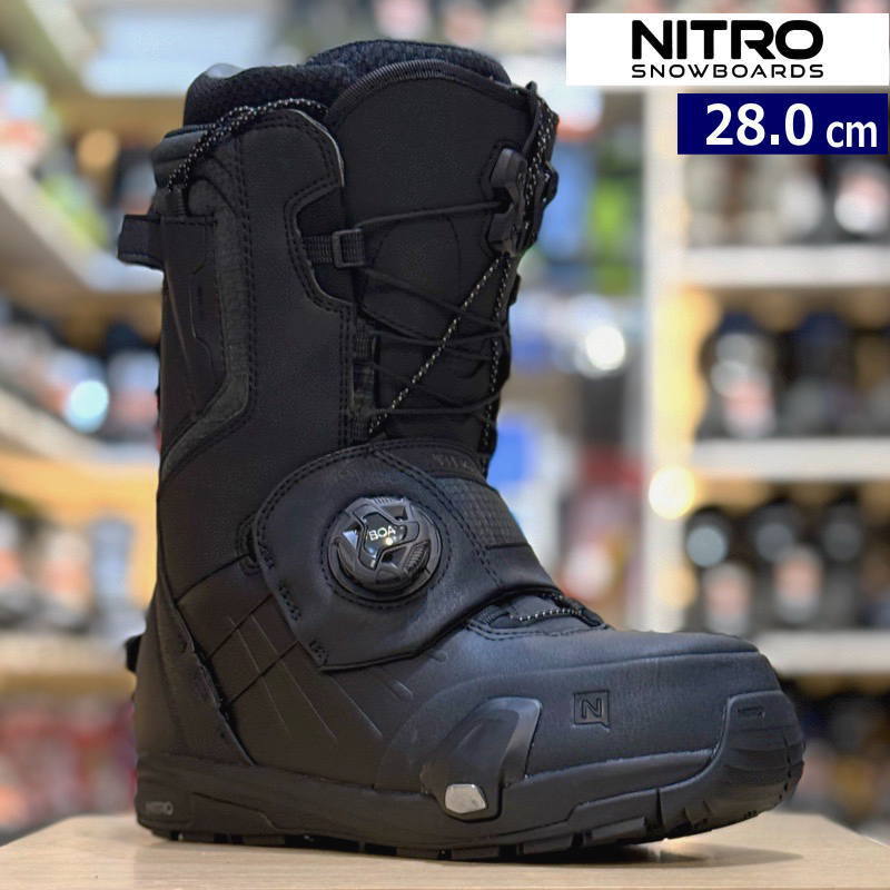メンズ スノーボードブーツ ステップオン 25-26 NITRO PROFILE STEP ON TLS カラー:Shadow 28cm ナイトロ プロファイル 型落ち 日本正規品