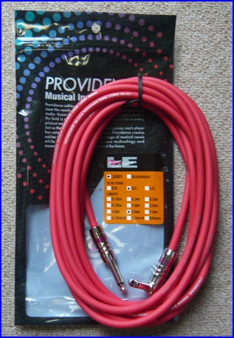 ProvidenceケーブルLE501 S-L BL 5Mシールド プロビデンス赤1本 新品！
